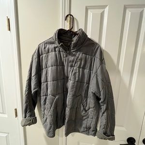 Free people quilted jacket Size Lg